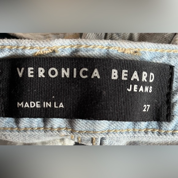 💙 VERONICA BEARD Taylor- Relaxed Wide Leg High Rise Jeans | Size 27 - Picture 6 of 12